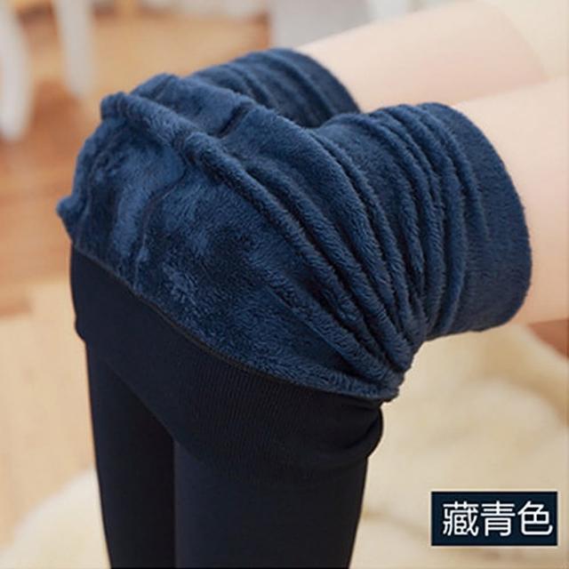 【D.studio】韓版高腰加厚內刷毛保暖內搭褲(內刷毛長褲 保暖長褲 褲子 長褲 休閒褲 女裝 P210)