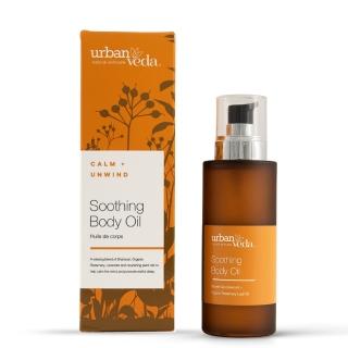 【寶草園】城市吠陀檀香舒緩身體按摩油100ml(URBAN VEDA/精油/保濕護膚油)