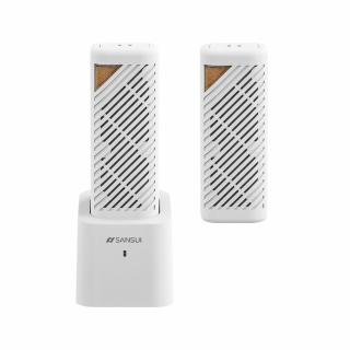 【SANSUI 山水】小植淨除濕器 全配雙入組 小植淨2入+還原座1入 除溼 除濕 懸掛直放兩用GRA360*2+NF100