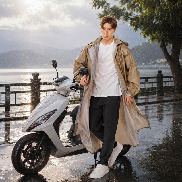 【雨傘王】BigRed 包輕天 一件式 雨衣 超輕量 590g 機車雨衣 快速穿脫 反光條(超值款無維修)