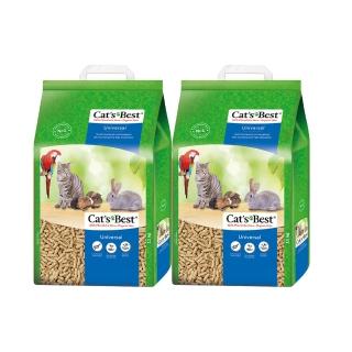 【CAT’S BEST 凱優】崩解木屑砂-藍標粗砂-20L(貓砂/木屑砂/環保砂/松木砂)