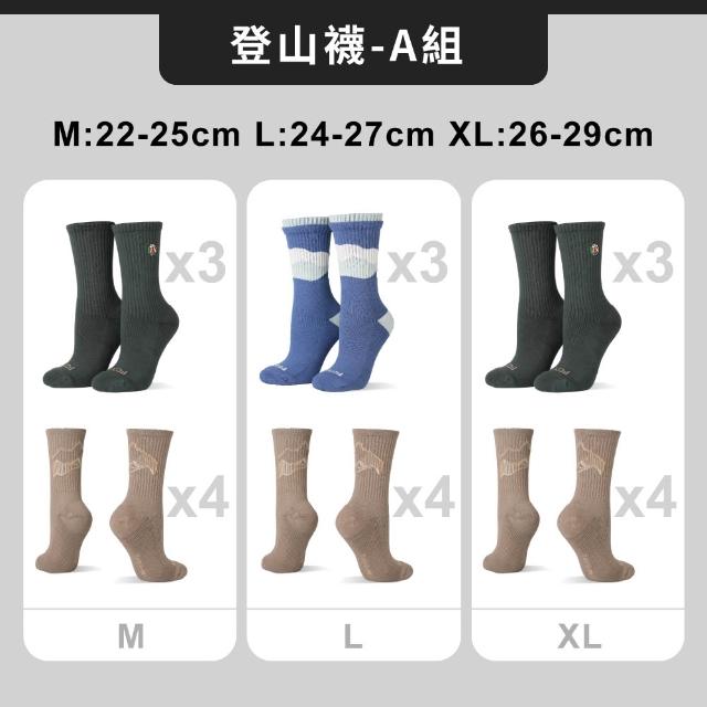 【FOOTER】★7+1入組-經典暢銷輕壓力運動機能除臭襪/★獨家3入-保暖羊毛襪(船短/中筒/高筒)