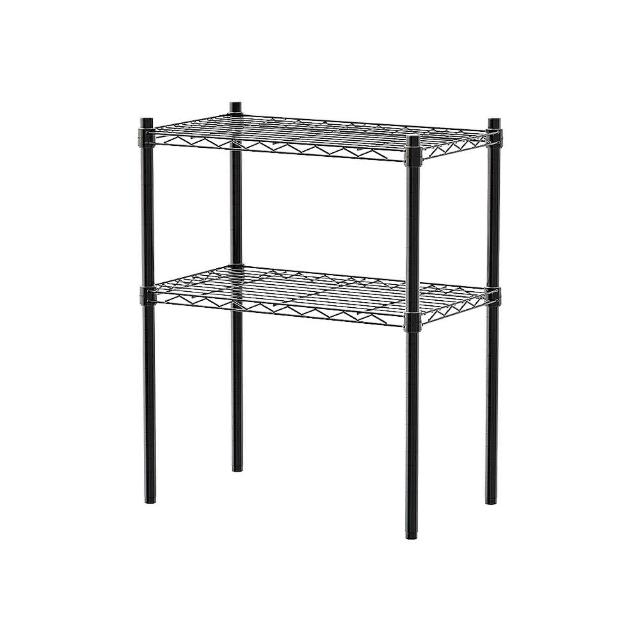 【dayneeds 日需百備】輕型 60x35x75公分 二層波浪架 三色可選(鐵力士架/收納層架/鞋架/展示架)