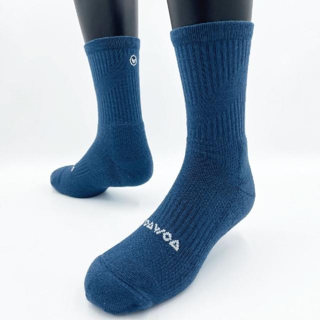 【WOAWOA】2雙組 經典素色 極致速乾美麗諾羊毛登山襪(羊毛襪 機能襪 除臭襪 長襪 運動 登山 12007918)