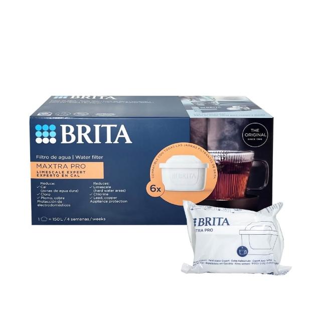 【BRITA】德國製 MAXTRA Pro Limescale Expert 濾水壺 去水垢濾芯6入(歐規平輸/增強去水垢50％)