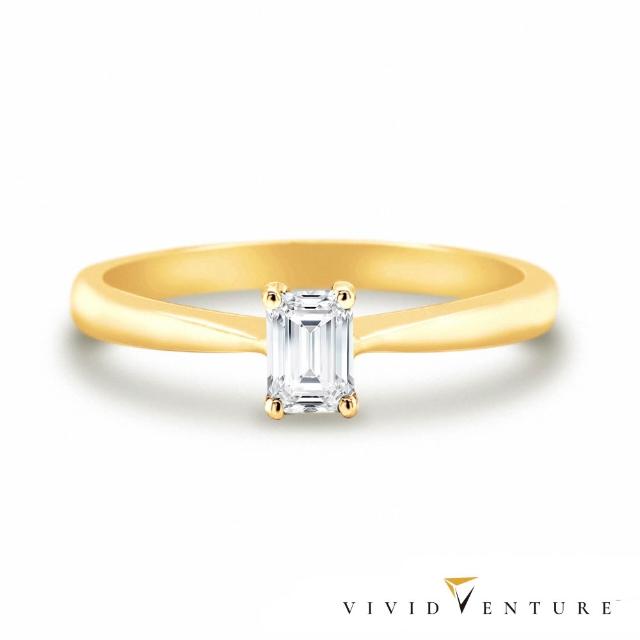 【Vividventure 亞帝芬奇】GIA 30分 FSI1 2VG 天然鑽石 真鑽 戒指 經典呈現 多色選(14K金台)
