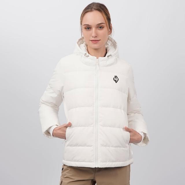 【LE COQ SPORTIF 公雞】防潑水潮流生活羽絨外套 男女款-2色-LOS61891_LOS62891