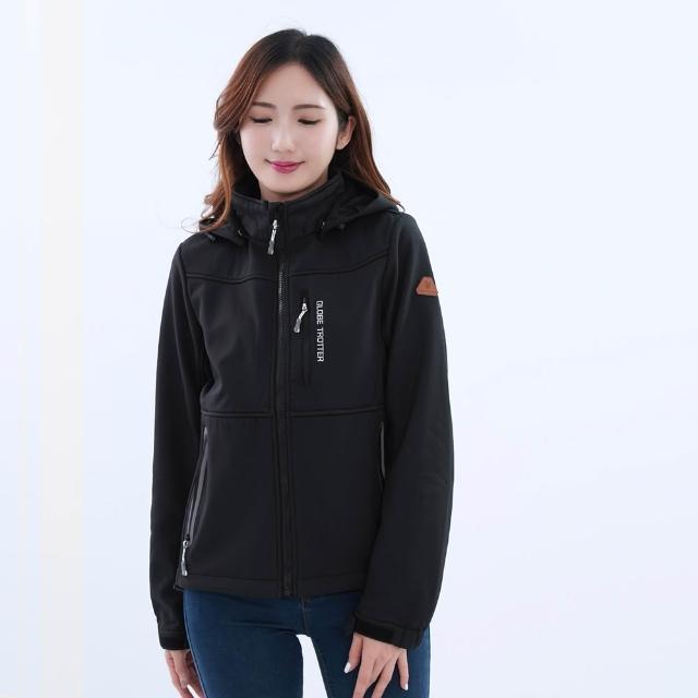 【遊遍天下】男女款GlobeTex防水防風保暖刷毛軟殼外套(登山騎車 M-5L 大尺碼)