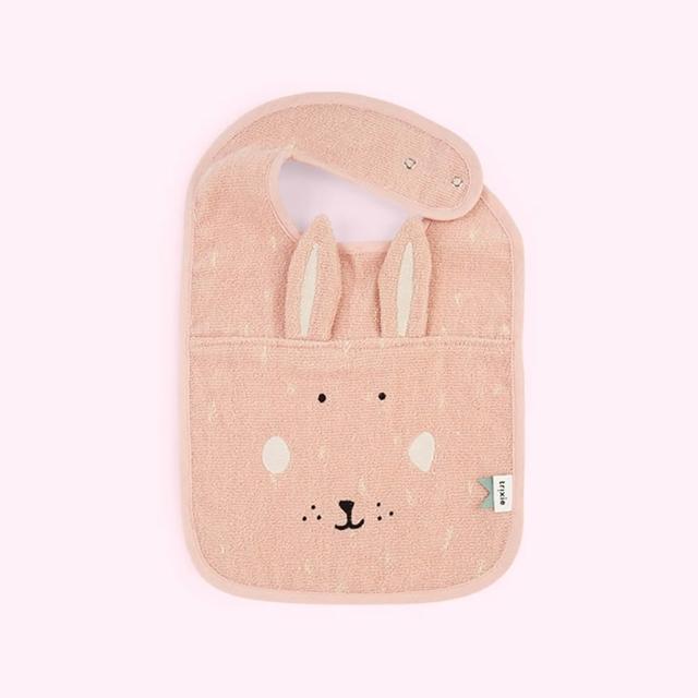 【Trixie 比利時】動物造型有機棉圍兜 多款可選(口水巾 彌月禮)