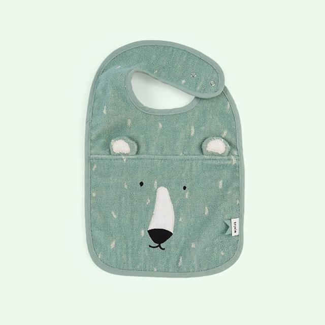 【Trixie 比利時】動物造型有機棉圍兜 多款可選(口水巾 彌月禮)