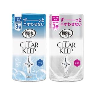 【日本雞仔牌ST】CLEAR KEEP浴室廁所3倍消臭力檸檬酸奈米除臭芳香劑400ml/罐(空氣浴廁芳香劑衛浴去味擴香)