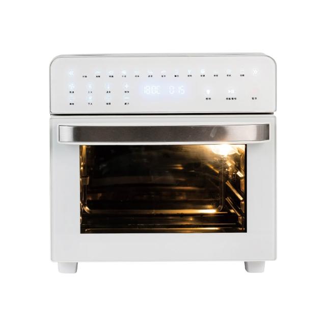 【SANSUI 山水】15L旋風溫控智能氣炸烤箱 標配組 (SAF-588)氣炸鍋/吐司機/果乾機/大容量/安全斷電/99購物節