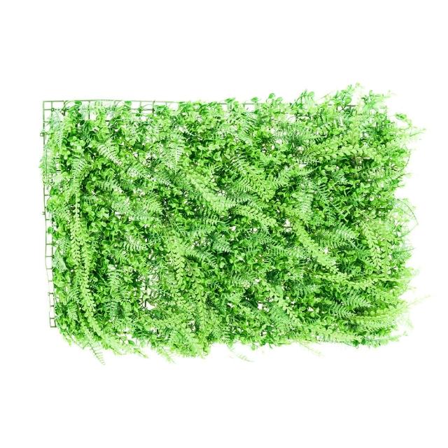 【dayneeds 日需百備】仿真草植-花草翠壁 60X40cm長方形 7款可選(植生牆/仿真植物牆/植草磚/植物牆)