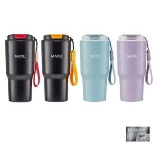 【Maru 丸山製研】買1送1_venti鈦瓷咖啡保溫杯600ml(陶瓷保溫杯/咖啡隨行杯/不鏽鋼保溫瓶)