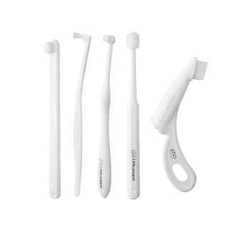 【LITTLE POPPET 小小毛孩】寵物牙刷 多款可選 3支/組(360度牙刷 軟毛牙刷 臼齒牙刷 平頭牙刷)