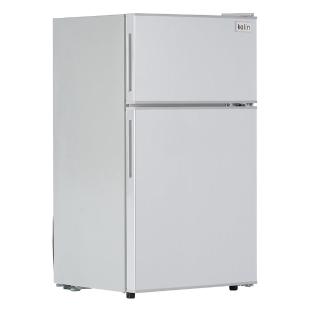【Kolin 歌林】58H快配momo獨家★90公升一級能效定頻右開雙門小冰箱 拉絲銀/一鍵除霜(KR-SE20957A)