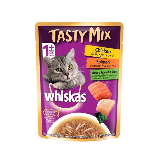 【Whiskas 偉嘉】什錦珍味妙鮮包 70g*28入 寵物/貓罐頭/貓食