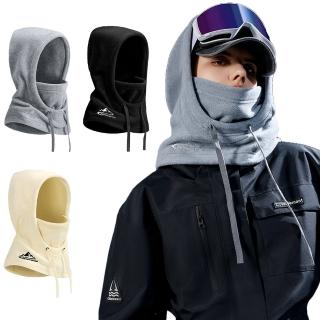 【GOLOV.EJOY】帽T造型運動帽 保暖絨毛帽 耳罩 脖圍 多用途輕便 騎自行車 登山 戶外 午睡帽(防風柔軟親膚)