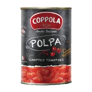 12255113 OL 【Coppola】天然無加鹽切丁番茄 400gx3罐