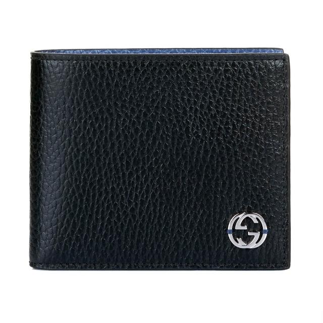 【GUCCI 古馳】經典LOGO零錢8卡對開短夾/皮夾(款式任選)