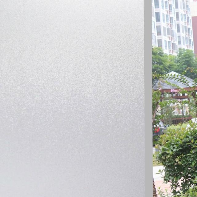 【QLZHS】玻璃貼紙 自黏式窗戶玻璃貼 浴室玻璃窗戶貼紙 遮光防偷窺玻璃貼 霧面玻璃貼(60X200cm)