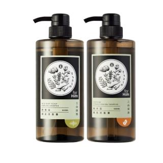 【tsaio 上山採藥】男性系列-咖啡因/野薄荷洗髮600ml(任選兩入)