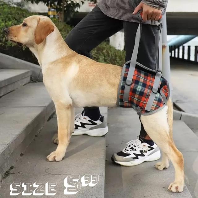 【Pet Universe 多寵宇宙】後肢輔助帶-英倫風(狗狗輔助帶 寵物輔助帶 狗輔助帶 老犬輔助帶 寵物輔助 老犬)