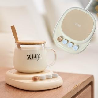 【SOTHING 向物】靜音3段恆溫暖杯墊 熱騰騰(防水杯墊 加熱杯墊 保溫杯墊 保溫盤 保溫墊)