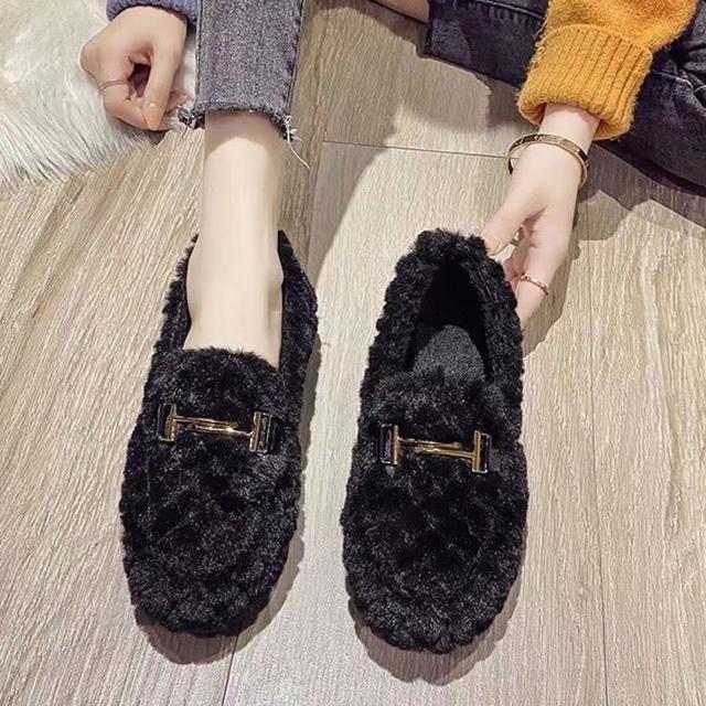 【K.W.】春季新品現貨保暖毛毛包鞋多款組(保暖 毛毛鞋 懶人鞋 樂福鞋 雪靴 共6款)