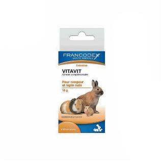 【Francodex】☆法國法典小動物每日綜合維生素-粉 18g(小寵 寵物 維生素補充 腸道健康 鼠 兔 貂 蜜袋鼯)