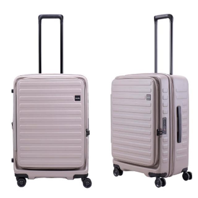 【LOJEL】CUBO FIT 29.5吋 前開式擴充拉鍊拉桿箱(行李箱 旅行箱 胖胖箱)
