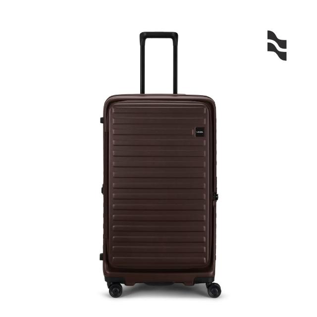 【LOJEL】CUBO FIT 29.5吋 前開式擴充拉鍊拉桿箱(行李箱 旅行箱 胖胖箱)
