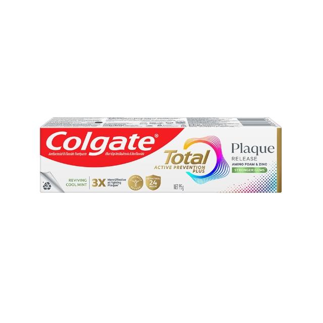【Colgate 高露潔】全效抗牙菌斑牙膏95g x4(清恬薄荷/舒心沁涼)