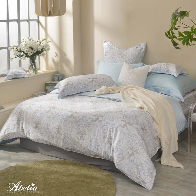【Great Living 格蕾寢飾】Abelia 100%天絲防蹣抗菌兩用被床包四件組-雙人150x186cm(800織 多款)