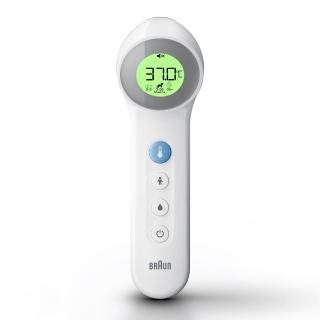 【BRAUN 百靈】免接觸及接觸額溫槍 BNT400AP(兒科醫師首選品牌) (家用必備 發燒監測 疫情備品)