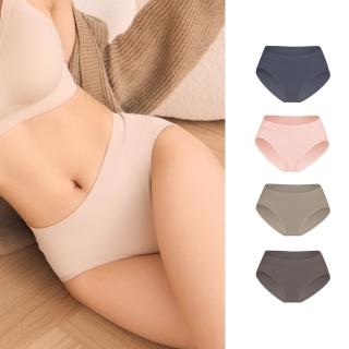 【MarCella 瑪榭】3件組-MIT-無縫抗菌內褲-包臀型-中低腰/中高腰(女內褲/抗菌內褲/無縫內褲)