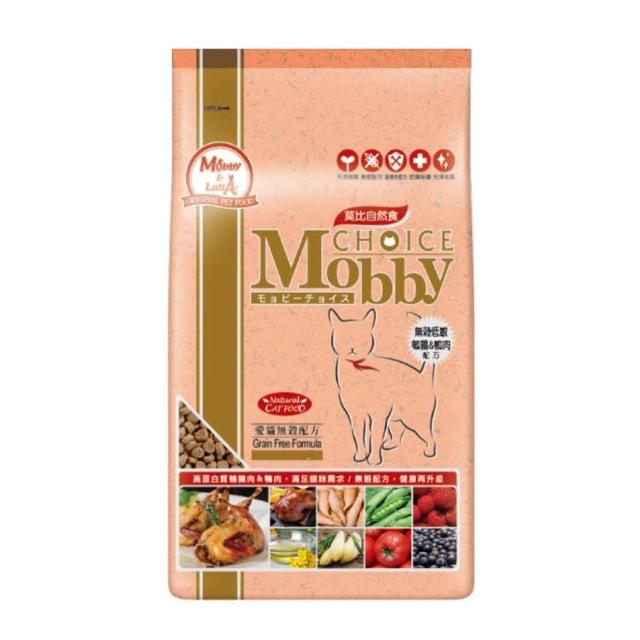 【Mobby 莫比】自然食-愛貓無穀配方 6.5kg(貓飼料、貓乾糧)