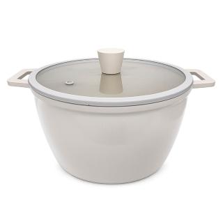 【MH家居KITCHEN】韓國製雙耳不沾湯鍋24cm-5L(不沾鍋/湯鍋/燉鍋)