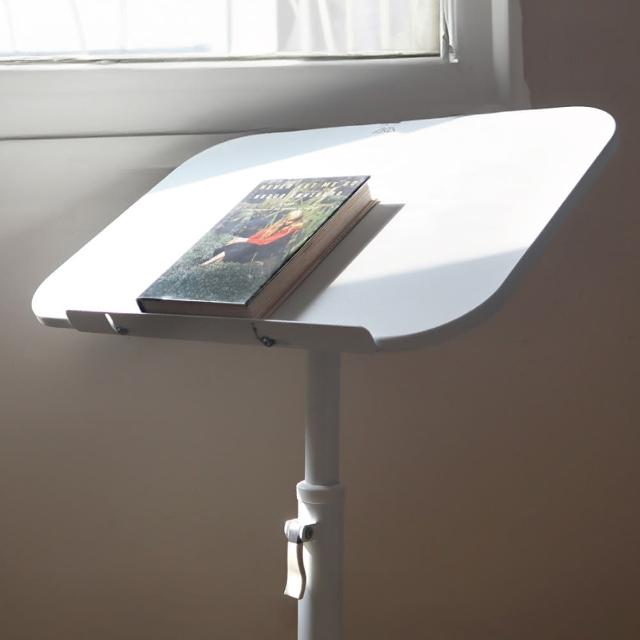 【aka】多段翻折坐站升降桌 60x40cm(坐站兩用/邊桌/電腦桌/書桌/工作桌/辦公桌)