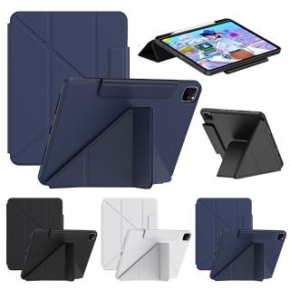 【YUNMI】iPad air7/air6 11吋 air4/air5 10.9吋 磁搭扣保護殼 平板保護套(加高防摔 Y折支架 帶筆槽設計)