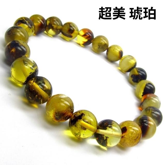 【小樂珠寶】搶購高品質真琥珀蜜蠟5選1 手珠手鍊串TT75(老蜜蠟琥珀血珀翳珀 賺大錢發財桃花運旺人緣佳)