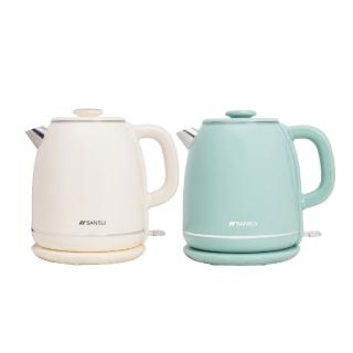 【SANSUI 山水】2L不鏽鋼雙層防燙快煮壺(SWB-K35W/SWB-K36G)大容量/電熱水壺/自動斷電/租屋族/情人節