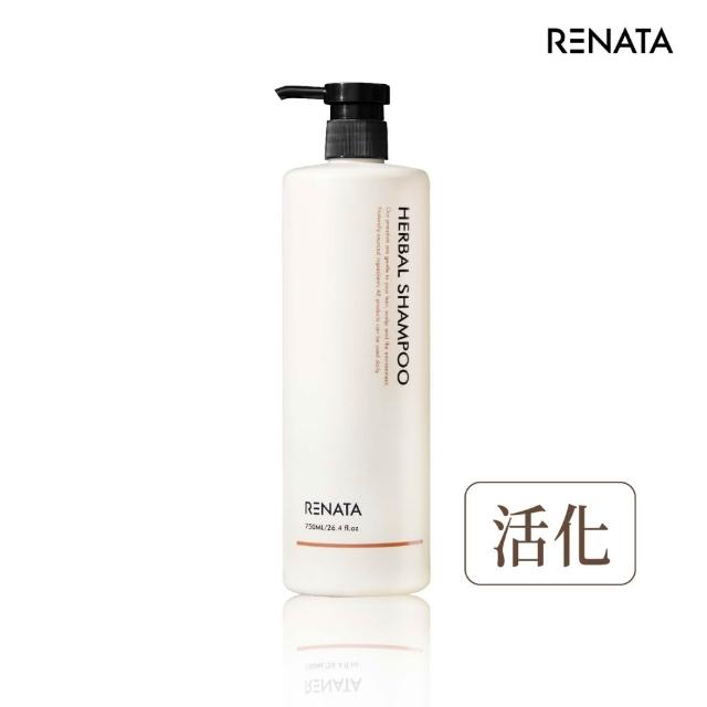 【RENATA 蕾娜塔】草本系列-洗髮精750ml(官方直營 多款任選 控油 修護 養髮 活化 柔順 蓬鬆 沙龍洗髮精)