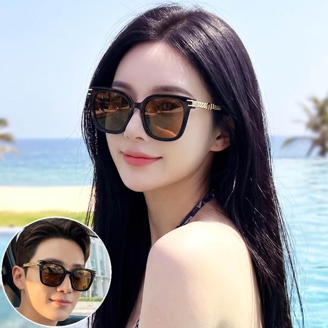 【Seoul Show 首爾秀】mw高級鏈條款防曬遮陽時尚太陽眼鏡抗UV400墨鏡 2324