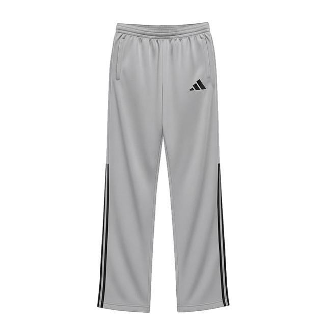【adidas 愛迪達】運動套裝-短袖上衣+線條長褲(男女同款 多色任選 口袋拉鍊 休閒 戶外 健身 大尺碼 團體服)