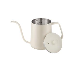 12818816 OL 【Sanyei】350ml 不銹鋼帶蓋手沖咖啡壺(帶蓋手沖咖啡壺)