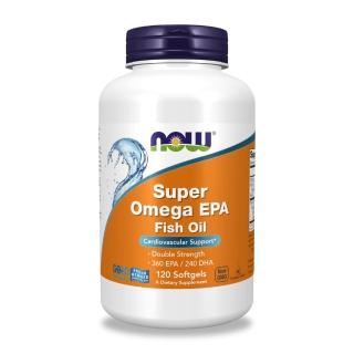 【NOW Foods】超級EPA魚油膠囊1瓶(120顆/EE型魚油)