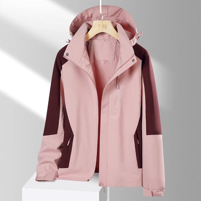 【巴黎精品】現貨+預購 衝鋒衣防風夾克(防水透氣戶外連帽男女外套9色a1eo32)