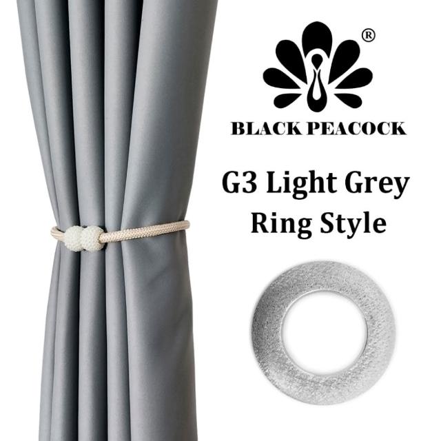 【黑孔雀家居屋】純色遮光窗簾單片寬100*高160CM-1片入(打孔款 半腰窗簾 門簾 風水簾 多色可選)
