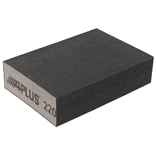 【APLUS】30入 60#80#100#120#180#220# 乾溼兩用海綿紗塊 砂紙(AE-GSO-CAGC-30)